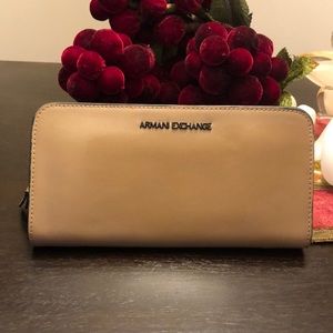 Almost New Leather Armani Exchange Wallet